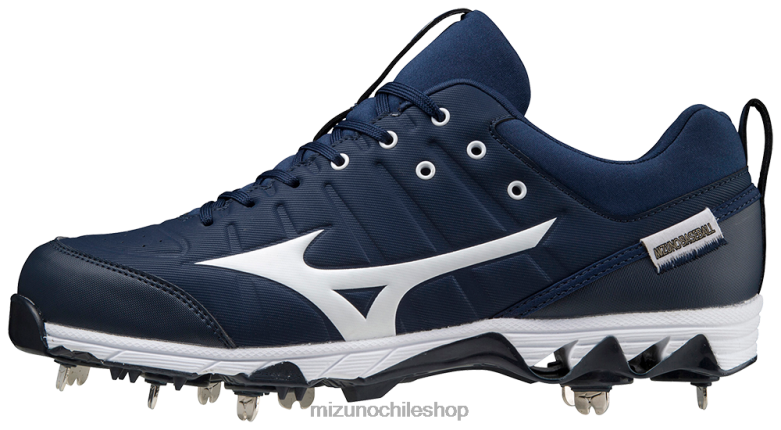 Mizuno Taco de béisbol de metal bajo ambition 2 de 9 puntas azul marino-blanco(5100) hombres zapatos ZH2D1608 Mizuno Zapatos De Futbol Mizuno Taco de béisbol de metal bajo ambition 2 de 9 puntas azul marino-blanco(5100) hombres zapatos ZH2D1608 Mizuno Zapatos De Futbol