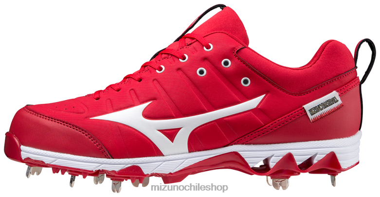 Mizuno Taco de béisbol de metal bajo ambition 2 de 9 puntas rojo-blanco(1000) hombres zapatos ZH2D1607 Mizuno Zapatillas Mizuno Taco de béisbol de metal bajo ambition 2 de 9 puntas rojo-blanco(1000) hombres zapatos ZH2D1607 Mizuno Zapatillas