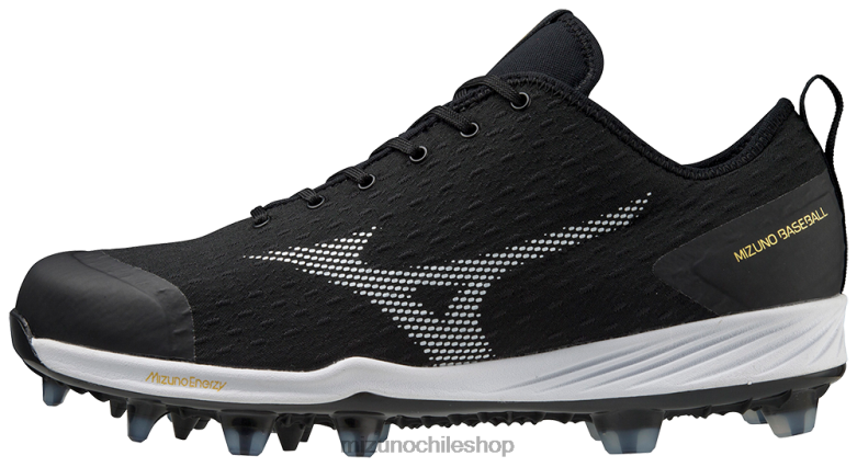 Mizuno Taco de béisbol moldeado dominante de 4 TPU blanco-negro(9000) hombres zapatos ZH2D1633 Mizuno Chile Mizuno Taco de béisbol moldeado dominante de 4 TPU blanco-negro(9000) hombres zapatos ZH2D1633 Mizuno Chile