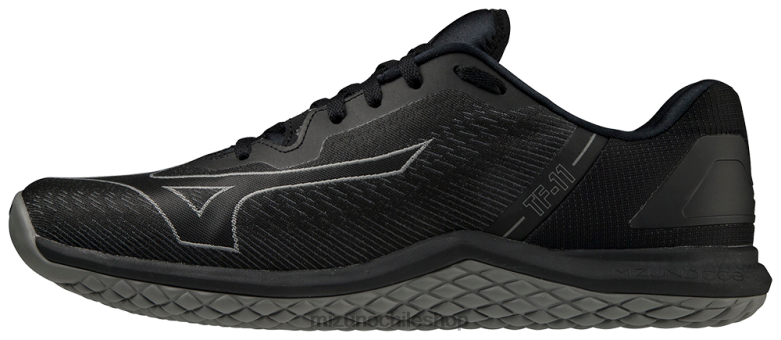 Mizuno zapato de entrenamiento tf-11 negro-gris(9091) hombres zapatos ZH2D2708 Mizuno Zapatillas