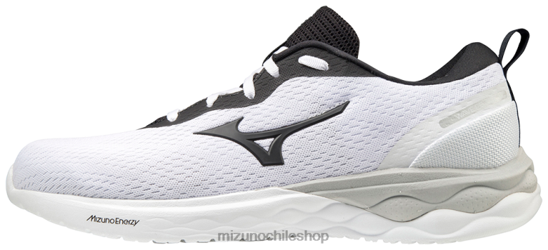 Mizuno zapato de entrenamiento wave revolt blanco-negro(0090) hombres zapatos ZH2D2703 Mizuno Zapatos De Futbol