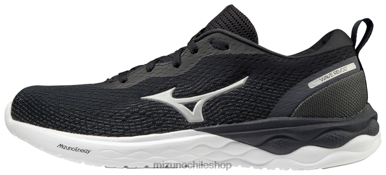 Mizuno zapato de entrenamiento wave revolt blanco-negro(9000) mujer zapatos ZH2D2705 Mizuno Zapatillas