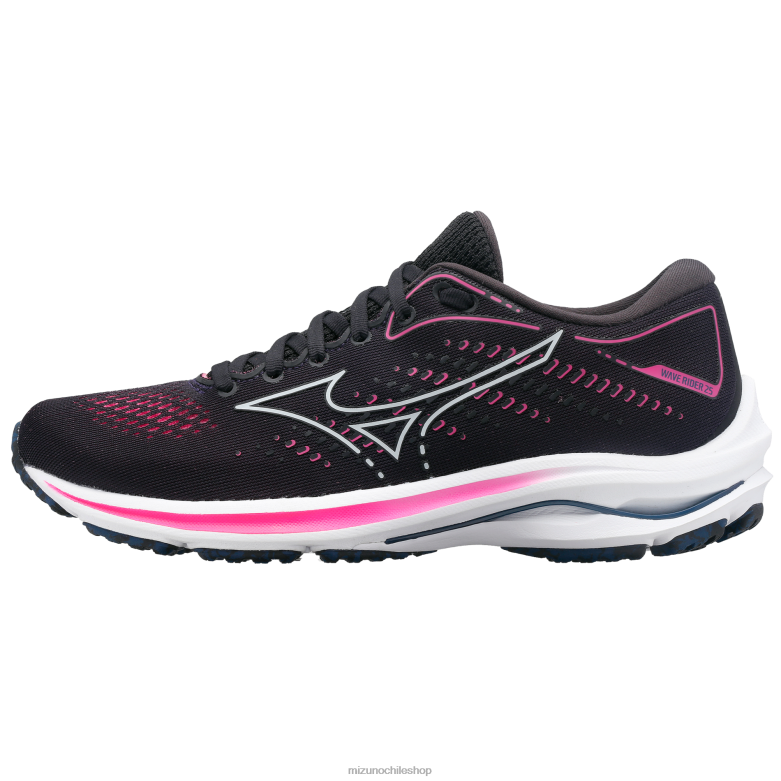 Mizuno Zapatilla para correr Project Zero Wave Rider 25. negro-azul perla(905e) mujer zapatos ZH2D150 Mizuno Zapatos De Futbol Mizuno Zapatilla para correr Project Zero Wave Rider 25. negro-azul perla(905e) mujer zapatos ZH2D150 Mizuno Zapatos De Futbol