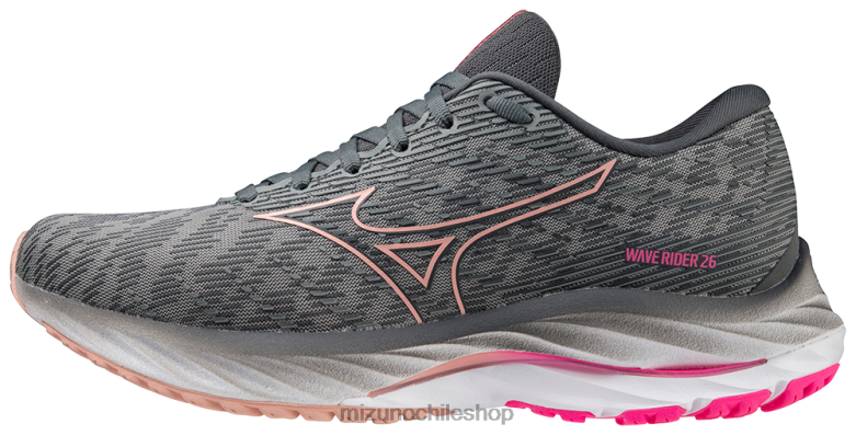 Mizuno Zapatilla para correr Project Zero Wave Rider 26. ultimategrey-peachbud (ug22) mujer zapatos ZH2D88 Mizuno Chile Mizuno Zapatilla para correr Project Zero Wave Rider 26. ultimategrey-peachbud (ug22) mujer zapatos ZH2D88 Mizuno Chile
