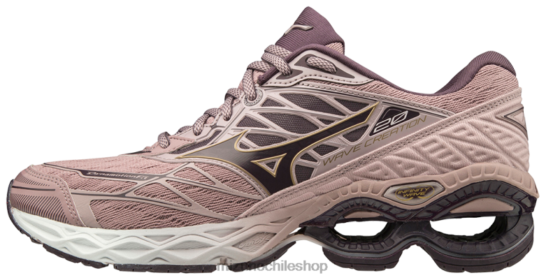 Mizuno Zapatillas para correr Wave Creation 20. Woodrose-plumperfect(1p6e) mujer zapatos ZH2D71 Mizuno Zapatillas