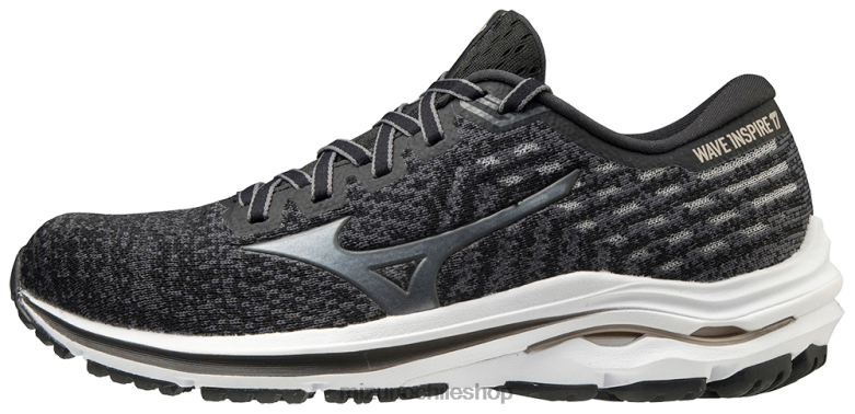 Mizuno zapatilla para correr wave inspire 17 waveknit negro-platinooro(907a) mujer zapatos ZH2D180 Mizuno Zapatos De Futbol Mizuno zapatilla para correr wave inspire 17 waveknit negro-platinooro(907a) mujer zapatos ZH2D180 Mizuno Zapatos De Futbol