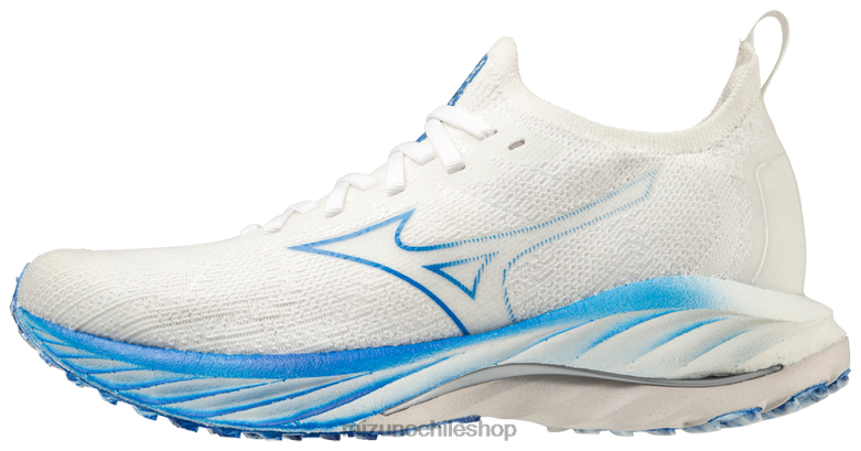 Mizuno zapatilla para correr wave neo wind sin teñirblanco-azul paz(01pe) mujer zapatos ZH2D93 Mizuno Zapatos De Futbol