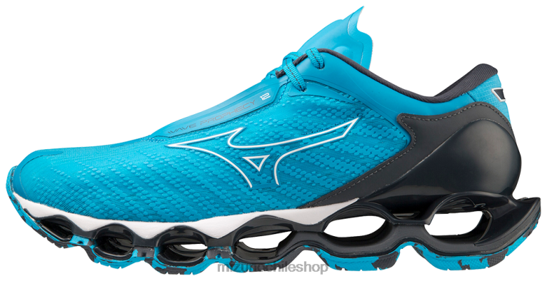 Mizuno zapatilla para correr wave profecy 12 azul azabache-azul ombre(jbre) hombres zapatos ZH2D28 Mizuno Chile