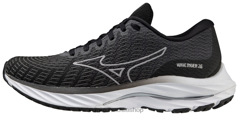 Mizuno zapatilla para correr waverider 26 ssw blanco-negro(9000) mujer zapatos ZH2D101 Mizuno Zapatillas