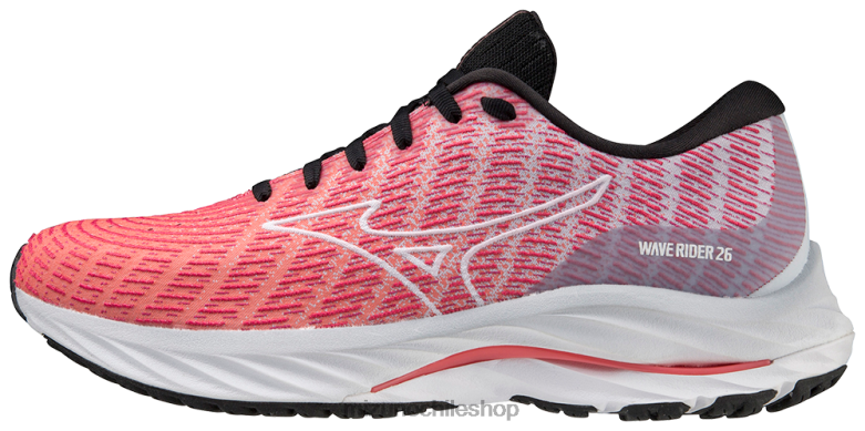 Mizuno zapatilla para correr waverider 26 ssw dubarry-blanco(1s00) mujer zapatos ZH2D100 Mizuno Chile