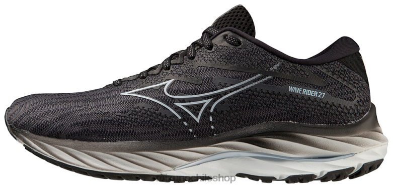 Mizuno zapatilla para correr waverider 27 d cresta de nieve de ébano (ey0g) mujer zapatos ZH2D23 Mizuno Zapatillas