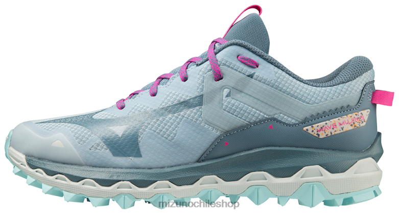 Mizuno zapatilla trail running wave mujin 9 nomeolvides-nimbuscloud(5m0a) mujer zapatos ZH2D4 Mizuno Chile
