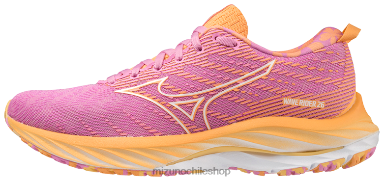 Mizuno zapatillas para correr roxy waverider 26 ciclamen-blanco(6t00) mujer zapatos ZH2D130 Mizuno Chile