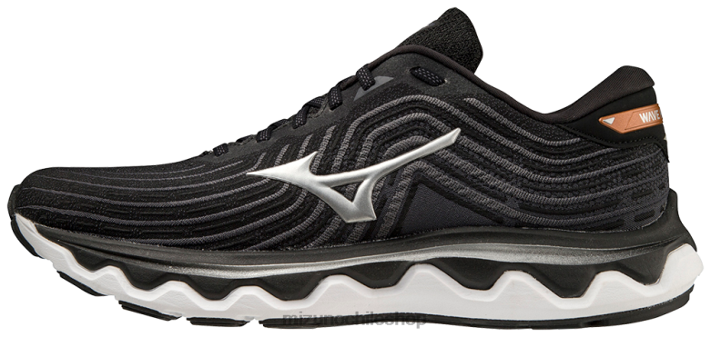 Mizuno zapatillas para correr wave horizonte 6 2e negro-plata(9073) hombres zapatos ZH2D124 Mizuno Chile