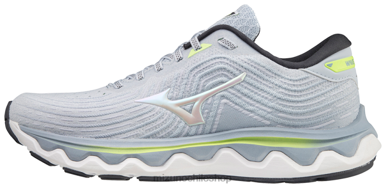 Mizuno zapatillas para correr wave horizonte 6 blanco brezo (he00) mujer zapatos ZH2D126 Mizuno Zapatos De Futbol