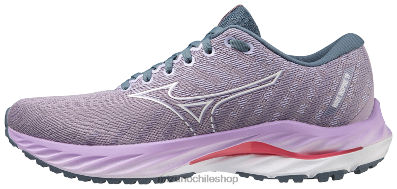 Mizuno zapatillas para correr wave inspire 19 glicina-chinablue(6bcl) mujer zapatos ZH2D55 Mizuno Chile