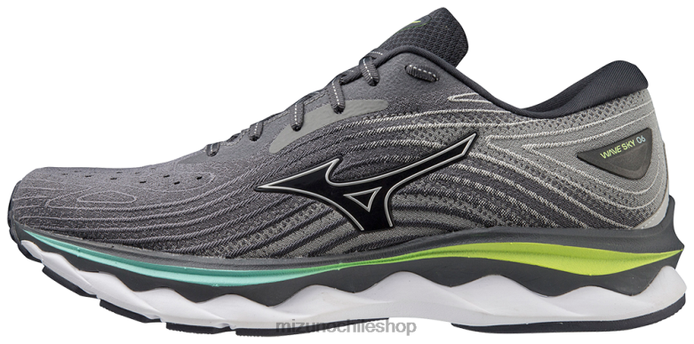 Mizuno zapatillas para correr wave sky 6 2e quietshade-plata(9i73) hombres zapatos ZH2D79 Mizuno Chile
