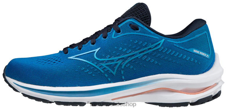 Mizuno zapatillas para correr waverider 25 azul imperial-azul vivo (5rvd) mujer zapatos ZH2D164 Mizuno Zapatillas