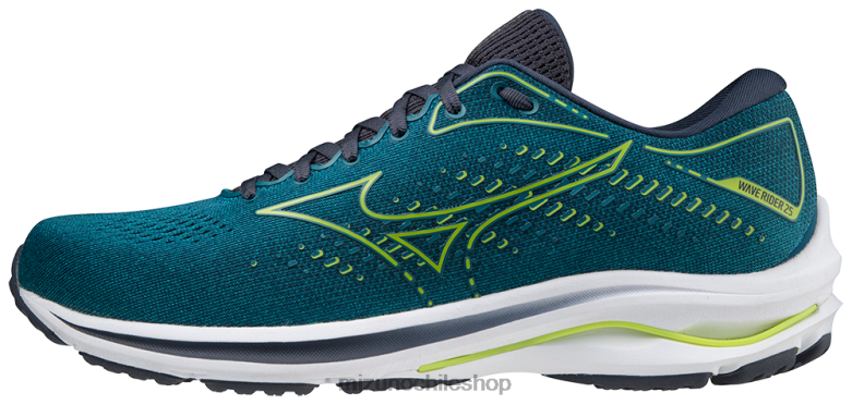 Mizuno zapatillas para correr waverider 25 puertoazul(hbhb) hombres zapatos ZH2D173 Mizuno Zapatillas
