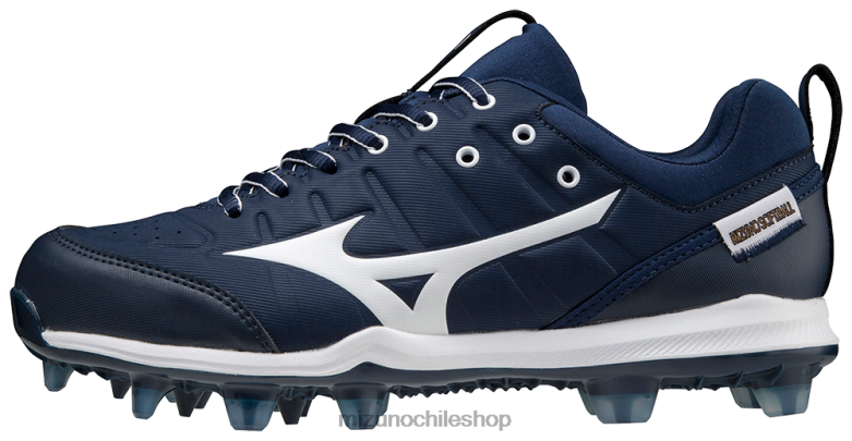 Mizuno Taco de softbol moldeado Advanced Finch Elite de 5 TPU con 9 puntas azul marino-blanco(5100) mujer zapatos ZH2D2161 Mizuno Chile