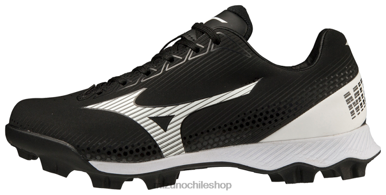 Mizuno Taco de softbol moldeado Wave Finch Lightrevo blanco-negro(9000) chica zapatos ZH2D2178 Mizuno Zapatos De Futbol