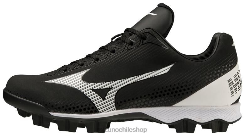Mizuno Taco de softbol moldeado Wave Finch Lightrevo blanco-negro(9000) mujer zapatos ZH2D2175 Mizuno Zapatos De Futbol