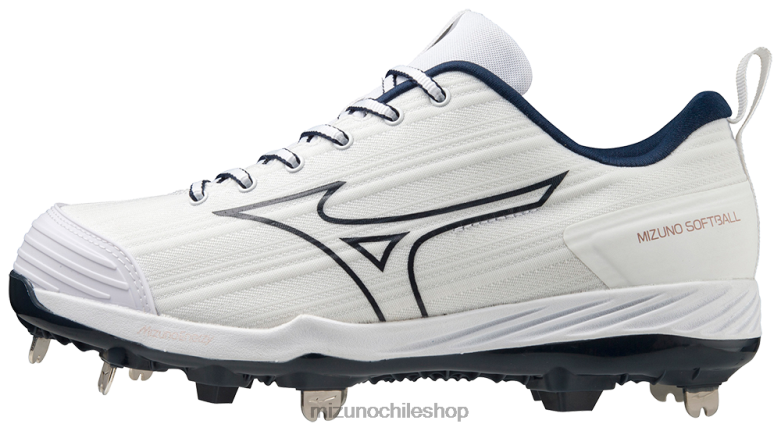 Mizuno barrer 6 tacos de softbol de metal bajo blanco-azul marino(0051) mujer zapatos ZH2D2169 Mizuno Zapatos De Futbol Mizuno barrer 6 tacos de softbol de metal bajo blanco-azul marino(0051) mujer zapatos ZH2D2169 Mizuno Zapatos De Futbol