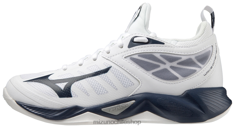 Mizuno zapato de voleibol wave dimension blanco-azul marino(0051) mujer zapatos ZH2D2192 Mizuno Zapatillas Mizuno zapato de voleibol wave dimension blanco-azul marino(0051) mujer zapatos ZH2D2192 Mizuno Zapatillas