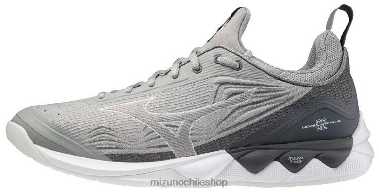 Mizuno zapato de voleibol wave luminoso 2 gris(9191) mujer zapatos ZH2D2204 Mizuno Zapatillas