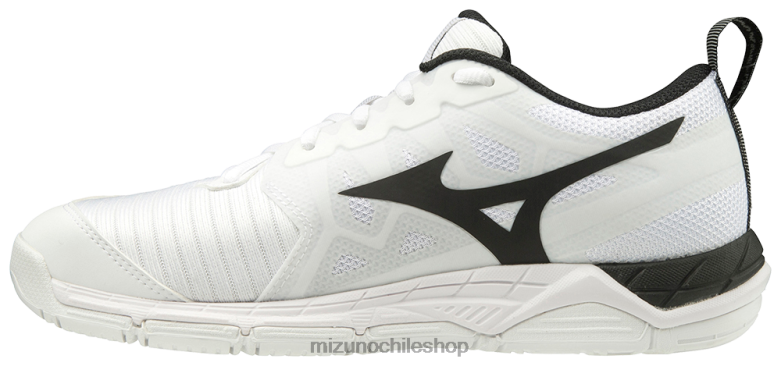 Mizuno zapato de voleibol wave supersonic 2 blanco-negro(0090) mujer zapatos ZH2D2205 Mizuno Zapatos De Futbol
